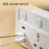 Deli ET410 2 Pin 3 Port 2 Meter Power Strip